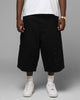 Loiter Utility Cargo Shorts Black