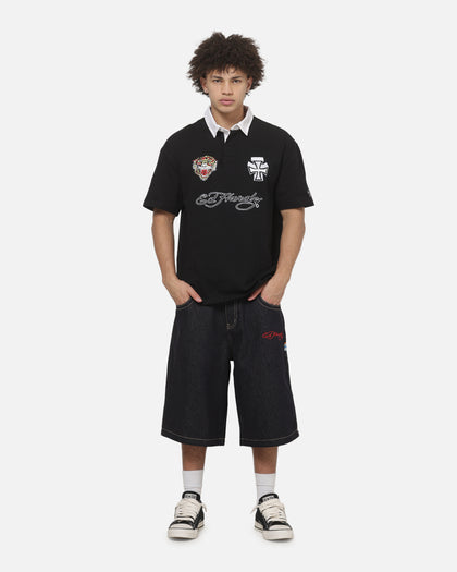 Loiter Hardy League Polo T-Shirt Black