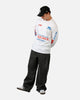 73Studio X Stranger Things The Squawk Long Sleeve T-Shirt White