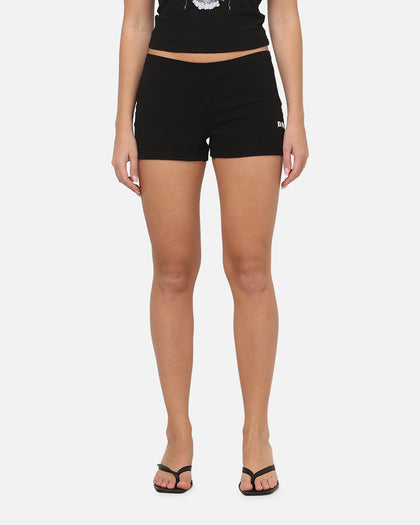 Ed Hardy Women's Crossed Mini Shorts Black