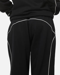 New Era Wide Leg Trackpants Black