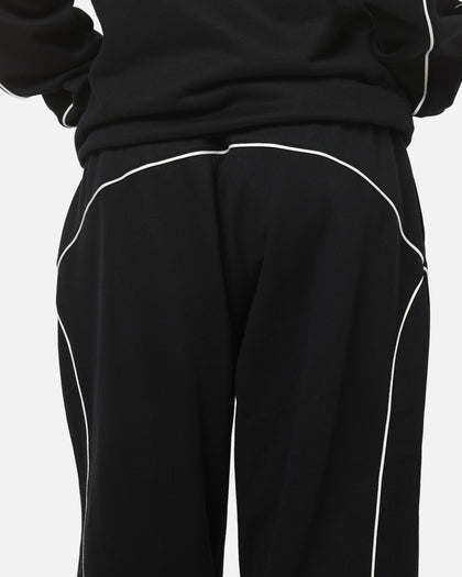 New Era Wide Leg Trackpants Black