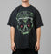 Loiter Inferno Drop T-Shirt Black Acidwash