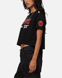 Pro Standard Women's Chicago Bulls Boxy Cropped T-Shirt Black