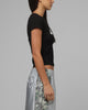 Loiter Women's Cult Leader Baby T-Shirt Black