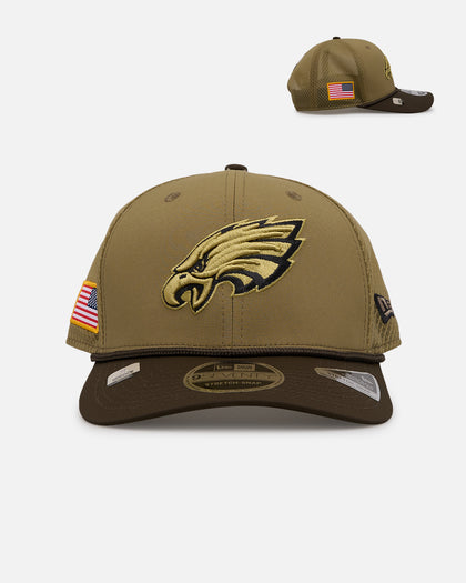 New Era Philadelphia Eagles 'Salute' 9SEVENTY Snapback Olive