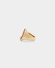 Wild For The Weekend Flame Signet Ring (Large) Gold