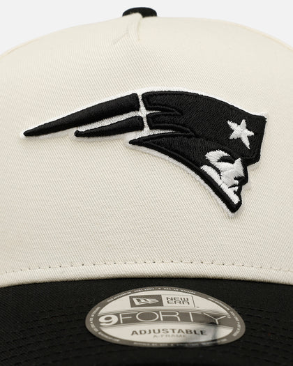 New Era New England Patriots 'Easy Chrome Black' 9FORTY A-Frame Snapback Chrome/Black