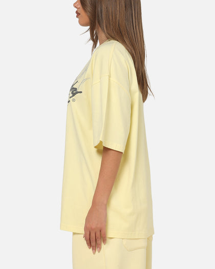Ed Hardy Trinity Rhinestone T-Shirt Butter Yellow