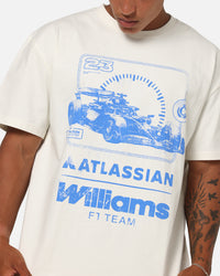 Culture Kings X Atlassian Williams F1 Team Team Heavy T-Shirt Off White
