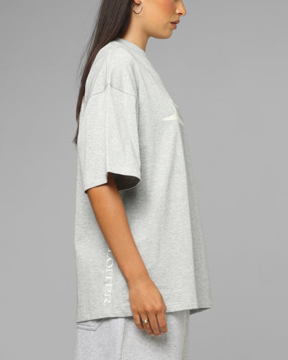 Loiter Hybrid Premium T-Shirt Grey Marle