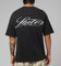 Loiter Script Boxy T-Shirt Washed Black