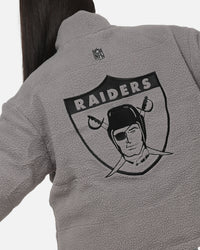 Mitchell & Ness Las Vegas Raiders Reversible Puffer Jacket Black