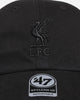 47 Brand Liverpool Football Club 47 Clean Up Strapback Black/Black