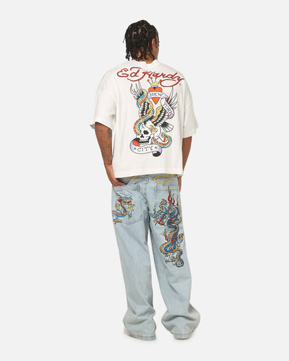 Ed Hardy NYC T-Shirt Off White