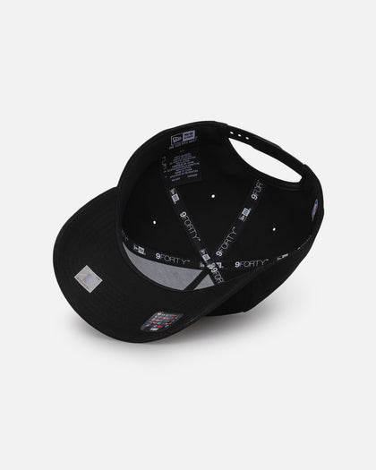 New Era Oklahoma City Thunder 'NBA Black & Gold Embroidery' 9FORTY A-Frame Snapback Black/Gold