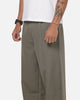 Carre Heritage Pleated Pants Sage Pinstripe