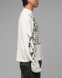 Loiter Cyber Thermal Long Sleeve T-Shirt Off White