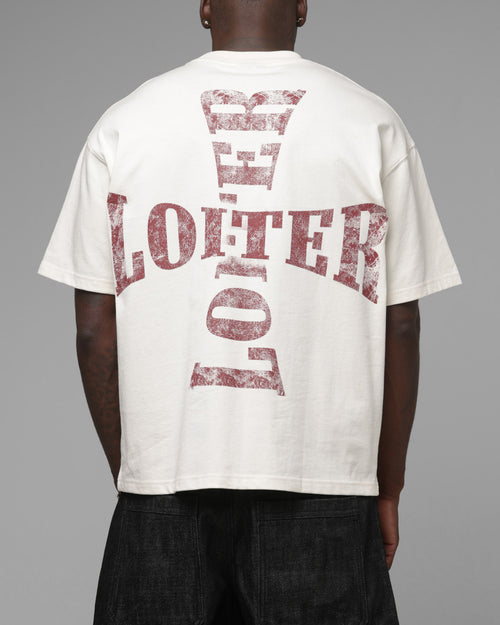 Loiter Rider Vintage T-Shirt Off White