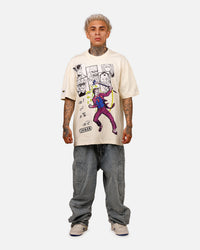 Freeze Max DC Batman The Joker Team Mayhem 'Troublemakers' T-Shirt Eggshell