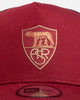 New Era AS Roma 'Tonal' 9FORTY A-Frame Trucker Snapback Dark Red