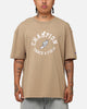 Champion Heritage Collegiate Track And Field T-Shirt Whole Wheat Khaki