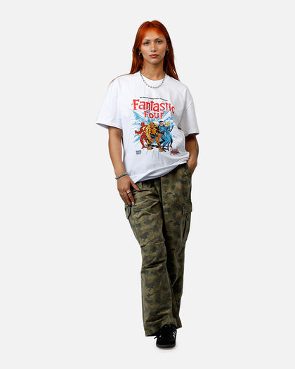 73Studio Marvel Fantastic Four Group Vintage T-Shirt White