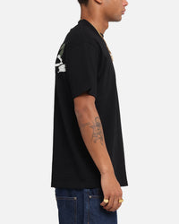 Carre Tag Mockneck T-Shirt Black