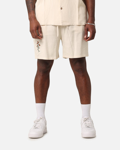 XXIII Serene Linen Shorts Off White
