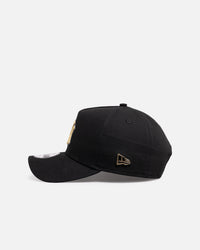 New Era New York Yankees 'Canvas Chainstitch Project X' 9FORTY A-Frame Snapback Black/Gold