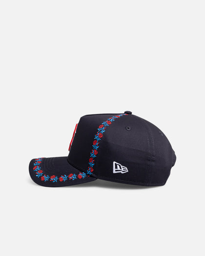 New Era Boston Red Sox 'Floral Rose Chain' 9FORTY A-Frame Snapback Official Team Colour