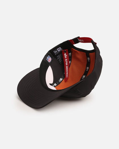 New Era Green Bay Packers 'New Era x Alpha Industries' Camper Strapback Black