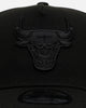 New Era Chicago Bulls 'Easy Black' 9FORTY A-Frame Snapback Black/Black