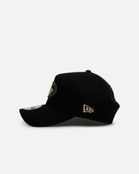 New Era San Francisco 49ers 'Raised Metallic Chainstitch' 9FORTY A-Frame Snapback Black