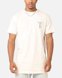 Saint Morta Daggers Lafayette T-Shirt Off White/Brown