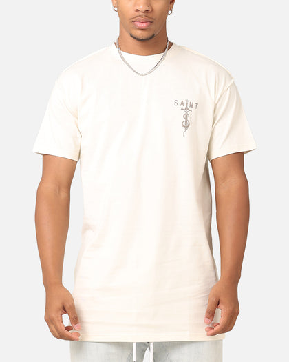 Saint Morta Daggers Lafayette T-Shirt Off White/Brown
