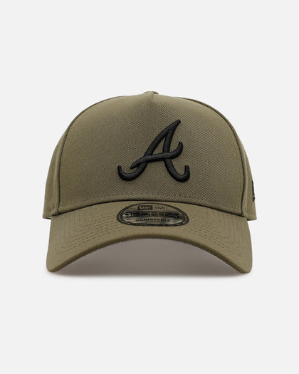 New Era Atlanta Braves 'Easy Olive' 9FORTY A-Frame Snapback Olive