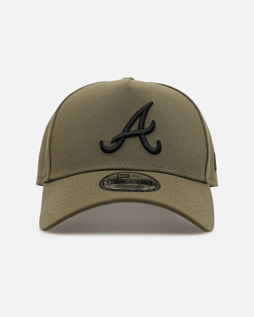 New Era Atlanta Braves 'Easy Olive' 9FORTY A-Frame Snapback Olive