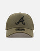 New Era Atlanta Braves 'Easy Olive' 9FORTY A-Frame Snapback Olive