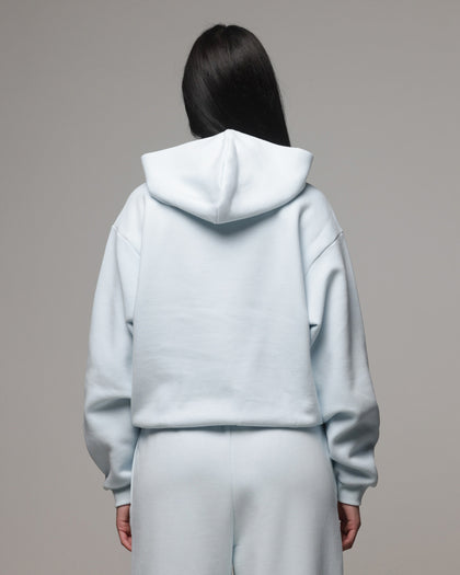 American Thrift Women's Classic Hoodie Light Blue