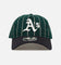 New Era Oakland Athletics 'Pinstripe' 9FORTY A-Frame Snapback Dark Green