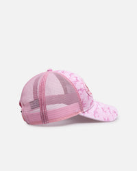 Von Dutch Distressed Trucker Snapback Pink Camo