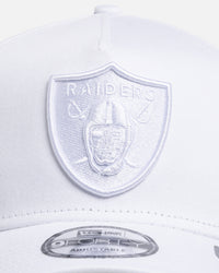 New Era Las Vegas Raiders 'Optic White' 9FORTY A-Frame Snapback Optic White
