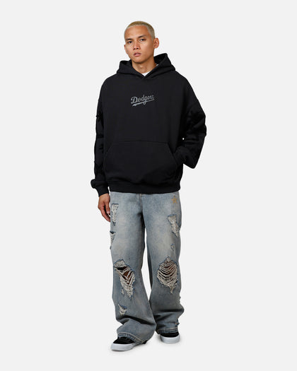 Mitchell & Ness Los Angeles Dodgers 'Starburst' Hoodie Faded Black