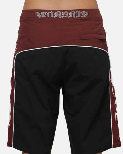 Worship Primal Long Boardshorts Black Port