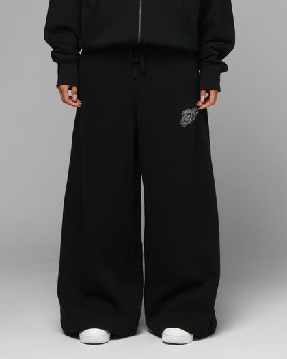 Loiter Silicone Ultra Wide Sweatpants Black