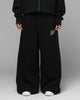 Loiter Silicone Ultra Wide Sweatpants Black