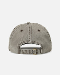 Playboy Distressed Twill Embroidered Strapback Dad Hat Brown/Tan