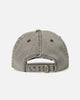 Playboy Distressed Twill Embroidered Strapback Dad Hat Brown/Tan