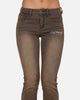 Ed Hardy Women's Tiger Bootcut Jeans Brown